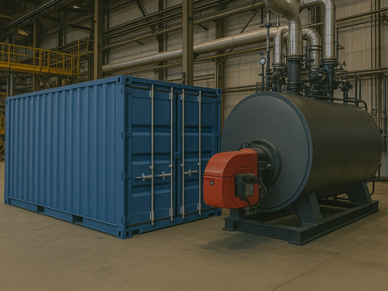 VKS Alquiler Calderas · Alquiler de Calderas Industriales en Contenedor / Container