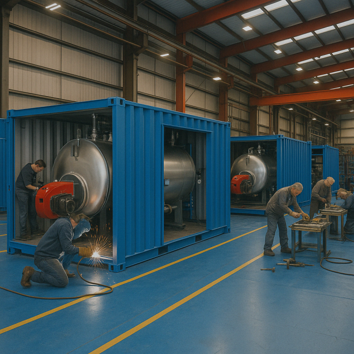 VKS Alquiler Calderas · Alquiler / Renting de Calderas Industriales en Container / Contenedor en Barcelona